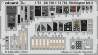 MW22 Eduard SS766 Wellington Mk.Ii 1/72 Zoom Set For Airfix