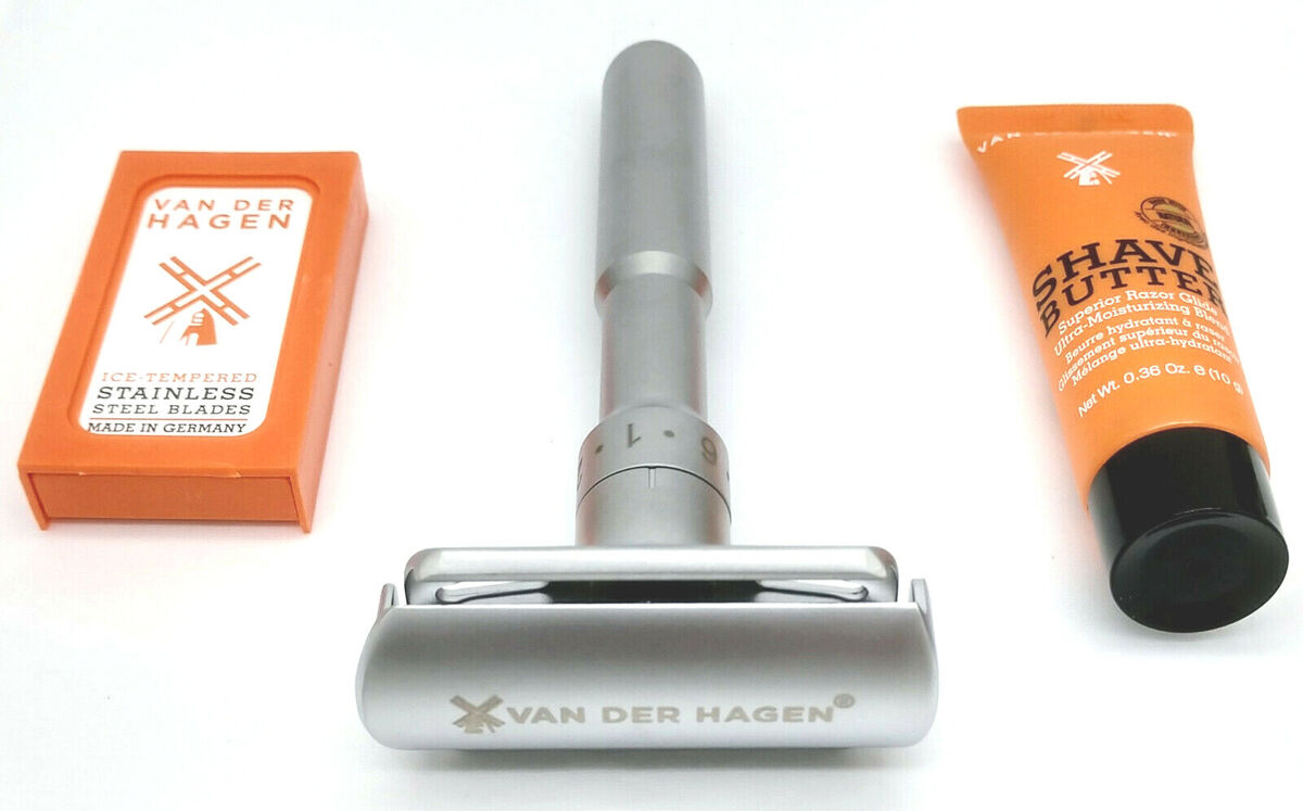 VAN DER HAGEN TWIST Adjustable Safety Razor VAN DER HAGEN TWIST Adjustable Safety Razor