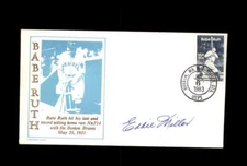 Eddie Miller Signed 1983 FDC Babe Ruth Cache New York Yankees Autograph