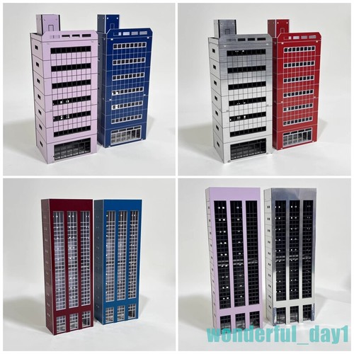 N Scale Morden Building City Scene Model Office Buildings House Kit Toys - Picture 2 of 38