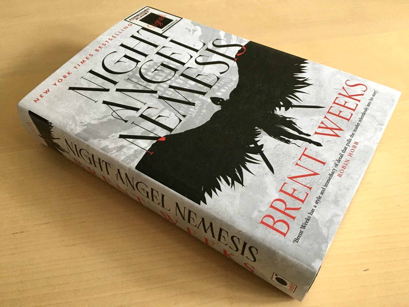 Night Angel Nemesis ⭐ SIGNED ⭐ Brent Weeks Kylar Chronicles Bookplate Hardback
