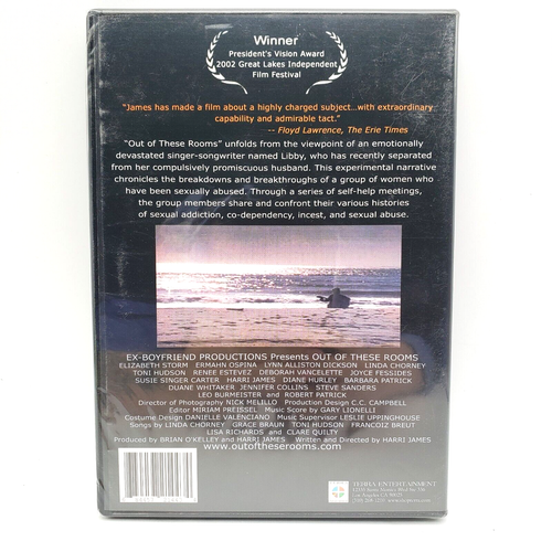 OUT OF THESE ROOMS Harri James DVD Break The Cycle Sex Abuse Addiction SEALED - Imagen 2 de 4