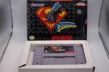 The Death and Return of Superman Super Nintendo SNES BOX IB PROTECTOR TESTED