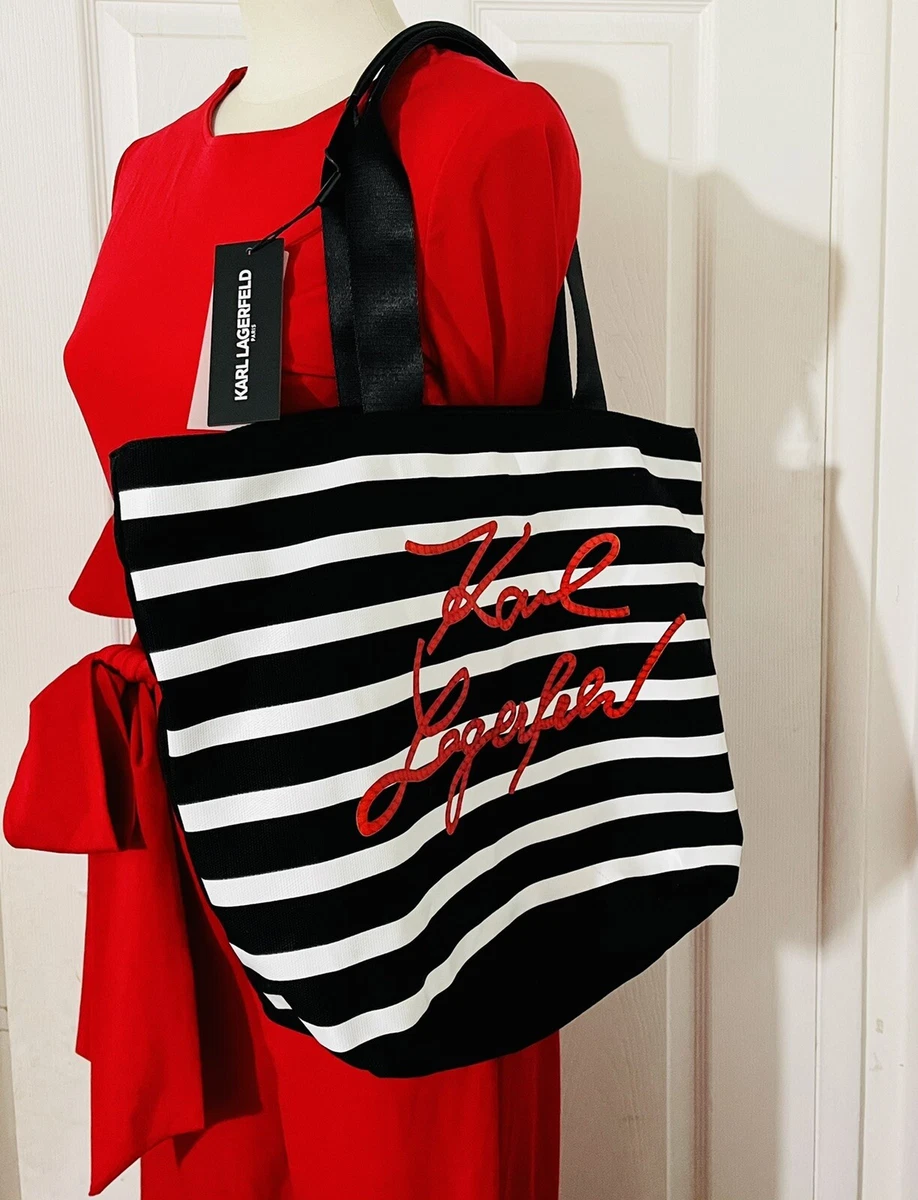 Striped hotsell canvas bag