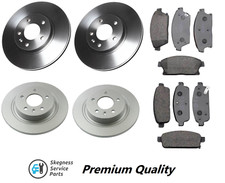 FOR VAUXHALL ZAFIRA TOURER 2011-2016 FRONT & REAR BRAKE DISCS & PADS BRAND NEW