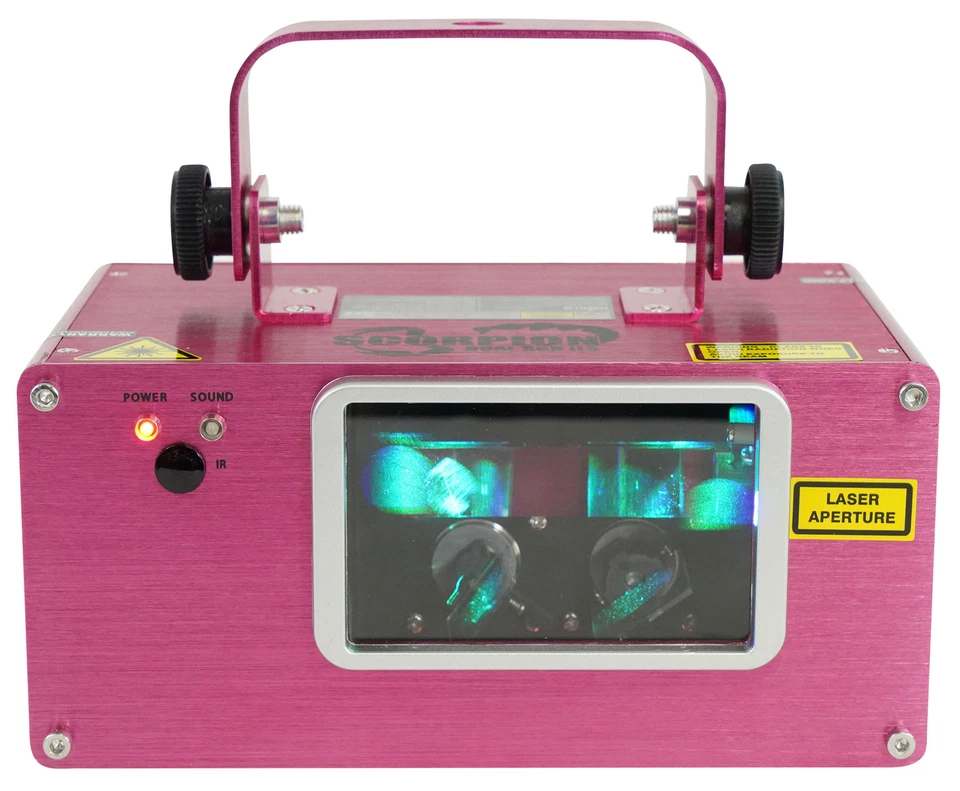 Chauvet Scorpion Dual RGB ILS Fat Beam Dual Mirror Laser Aerial Sky Effect Light - Image 2 of 4