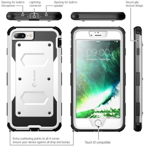 For iPhone 8 7 Plus / iPhone 8+ 7+ Case i-Blason Armorbox Screen Protector Cover - Picture 43 of 43