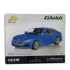 COBI Maserati Ghibli Blue Car 103 Pcs Buildin...