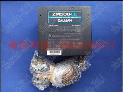 1PC  used  ZALMAN Power supply ZM500-LE ATX12V VER2.3 #E3