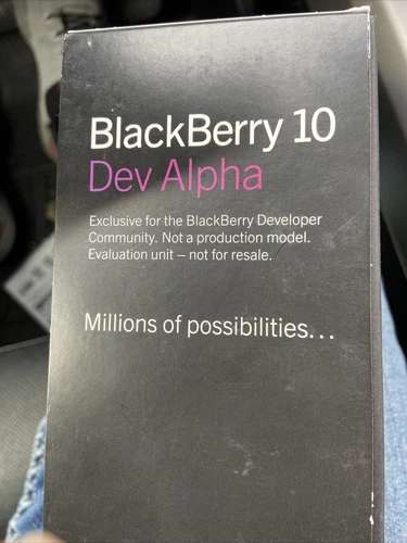 Blackberry 10 Dev Alpha. New Sealed
