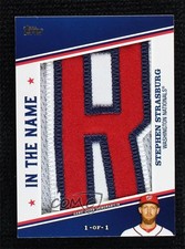 2020 Topps In the Name Relics Series 2 1/1 Stephen Strasburg #ITNR-SS 1q7