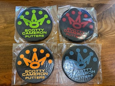 Supa Dupa HOT Scotty Cameron Coasters 7 Point Crown - Multi-Color Rubber 4 Pack