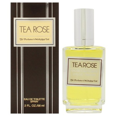 2 Pack Tea Rose by Perfumers Workshop for Women - 2 oz EDT Spray