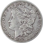 1887 O Morgan Dollar F Fine 90% Silver $1 US Coin Collectible