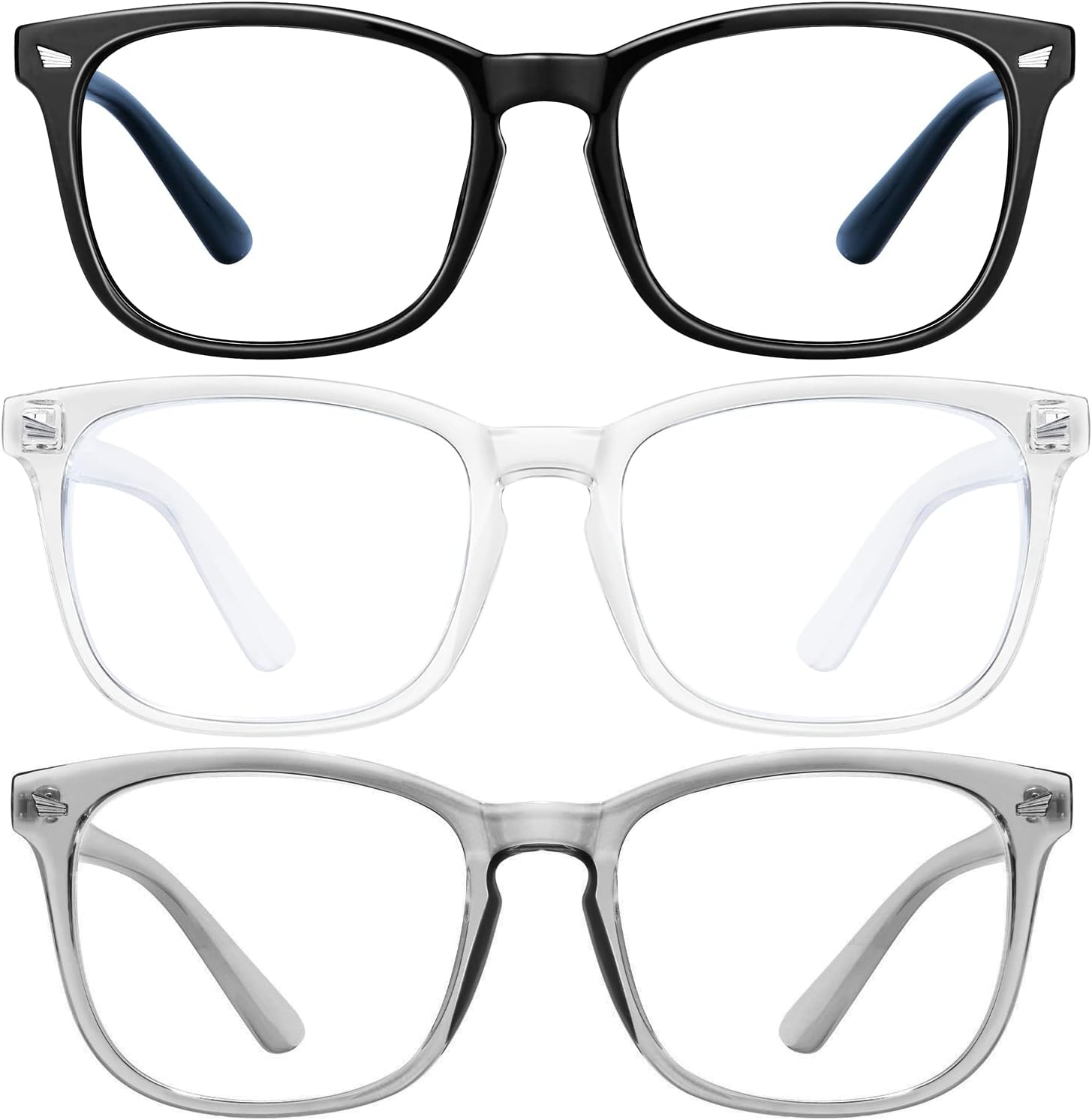 Blue Light Blocking Glasses for Women and Men Reduce Eye Strain for Screen Use-image