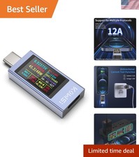 KWS-2303C USB C Tester Power Meter 360W Type-C PD Digital Multimeter Voltmeter