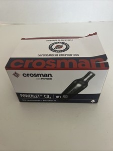 Crossman 40-Count CO2 Cartridges for Air Rifles and Air Pistols