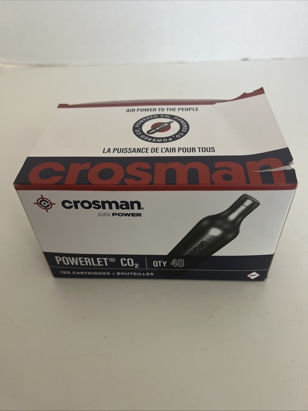 Crossman 40-Count CO2 Cartridges for Air Rifles and Air Pistols