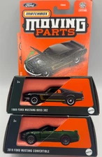 Matchbox Moving parts LOT 2(1 Ford Mustang Convertible2019/1 Mustang 69 Boss