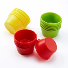 Puto Molder Filipino Silicone – 18 Pcs Puto Mold Cups for Steamer Filipino Ku...