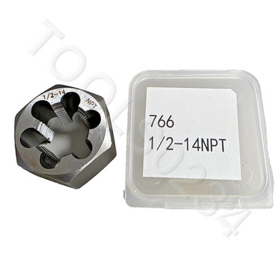 1/2''-14 NPT Pipe Die Nut Hex Rethread Chaser 1-5/8 Hex CS A1 417-03214