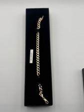 9ct Gold Curb Bracelet 6.47g Hallmarked