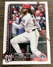 2025 Topps Update Series - Rookie Debut James Wood #US218 (RC)