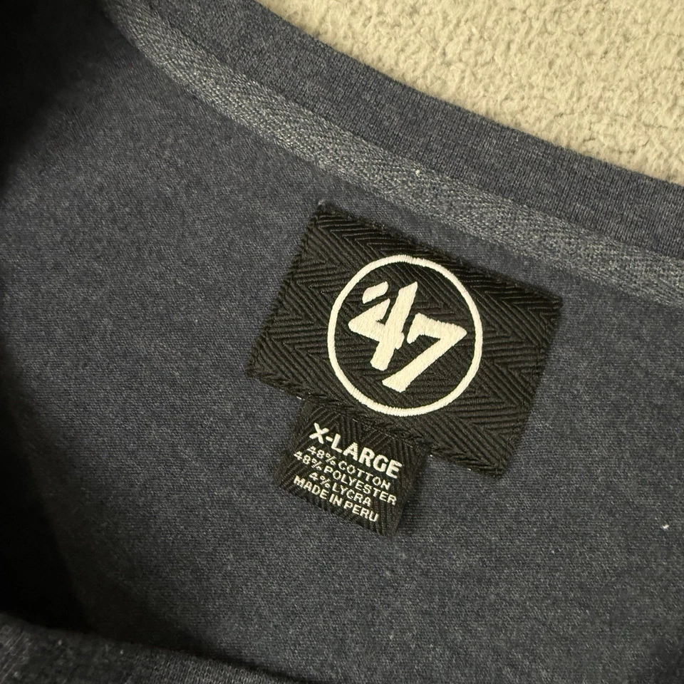 47 Brand Los Angeles Dodgers Sweater Adult XL Blue Crewneck Baseball MLB Casual - Image 4 of 4