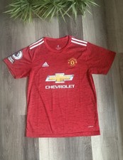 Adidas Manchester United 20/21 Home Retro Soccer Jersey Football Shirt Men Sz M