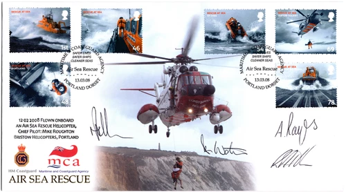 Great Britain 2008 Buckingham Series 3 Cover No. 22 - Safety at Sea FDC (Signed)