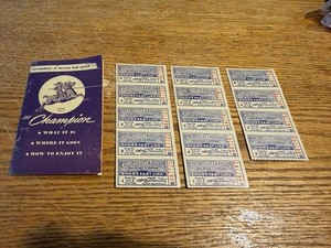 ATLANTIC CITY & SHORE RAILROAD CO. TICKETS SHORE FASTLINE 14 Tickets And Booklet