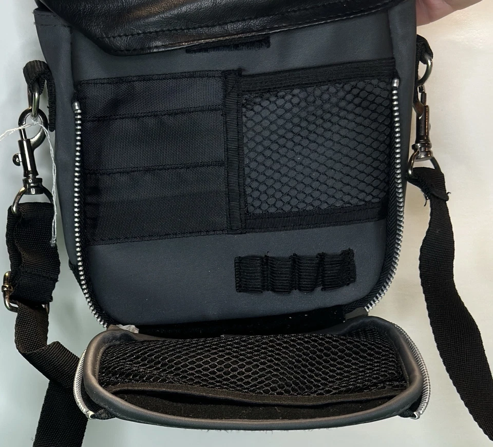 Bolso para cámara digital SAMSONITE 280BG de cuero negro con organizador Foto 4 de 4