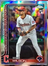 2025 Topps Chrome Update Series - Will Wilson #USC187 Refractor (RC)