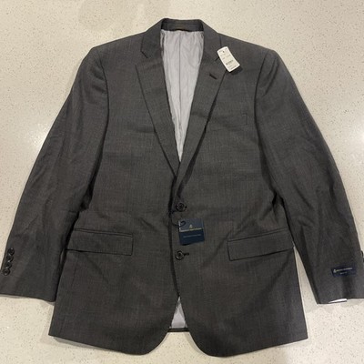 NWT $350 Brooks Brothers Explorer Regent Fit Gray  Blazer Suit Jacket 42R