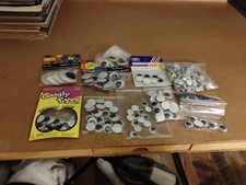 Lot Wiggly Wiggle Googly Eyes Various Sizes