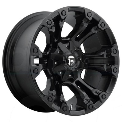 17x9 Matte Black Wheels Fuel D560 Vapor 6x5.5/6x139.7 20 (Set of 4