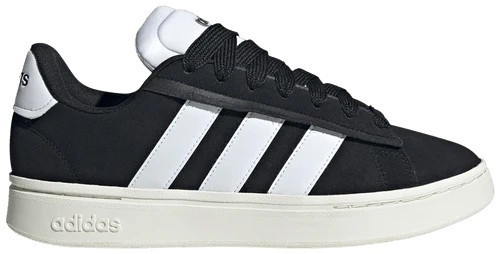 Adidas Mens Grand Court Tennis Shoes 3 Stripe Athletic White Black Sz 8 |  eBay