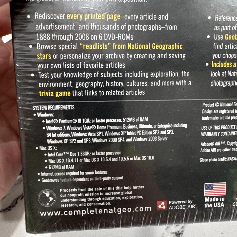 The Complete National Geographic -- Every Issue Since 1888 on 6 BRAND NEW DVDs - Image 4 of 4