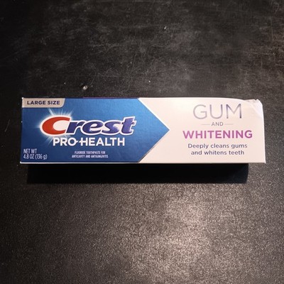 Crest Pro Health Gum Detoxify Gentle White Toothpaste 4.8 Oz