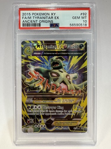 M Tyranitar-EX graded PSA 10 for sale on eBay
