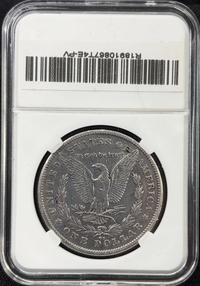 1878-CC Morgan Silver Dollar Carson City Mint $1.  187-10 - Image 2 of 4