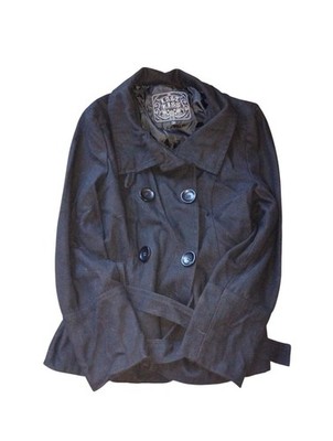 Last Kiss Suit Pea Coat Jacket Trench Coat Double-breasted