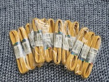 12 Hanks Yellow Paper and Wire Twists FREE US SHIPPING 96 Yards Big Bulk Lot