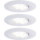 Paulmann Calla LED-Bad-Einbauleuchte 3er Set    18 W IP65 Weiß (matt)