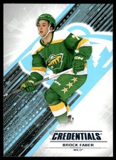 Brock Faber #7 2024-25 Upper Deck Credentials Minnesota Wild