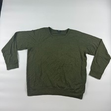 Buffalo David Bitton Sweater Mens XL Olive Green Cozy Soft Long Sleeve Crew Neck