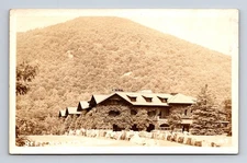 1931 RPPC Bear Mountain Inn Bear Mountain Park NY Sepia Real Photo Postcard