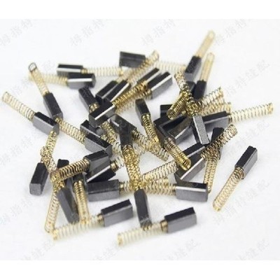 Electric Carbon Motor Brush Set x 10PCS 0.45'' x 0.3'' x 0.25'' 10 Pcs  #yi