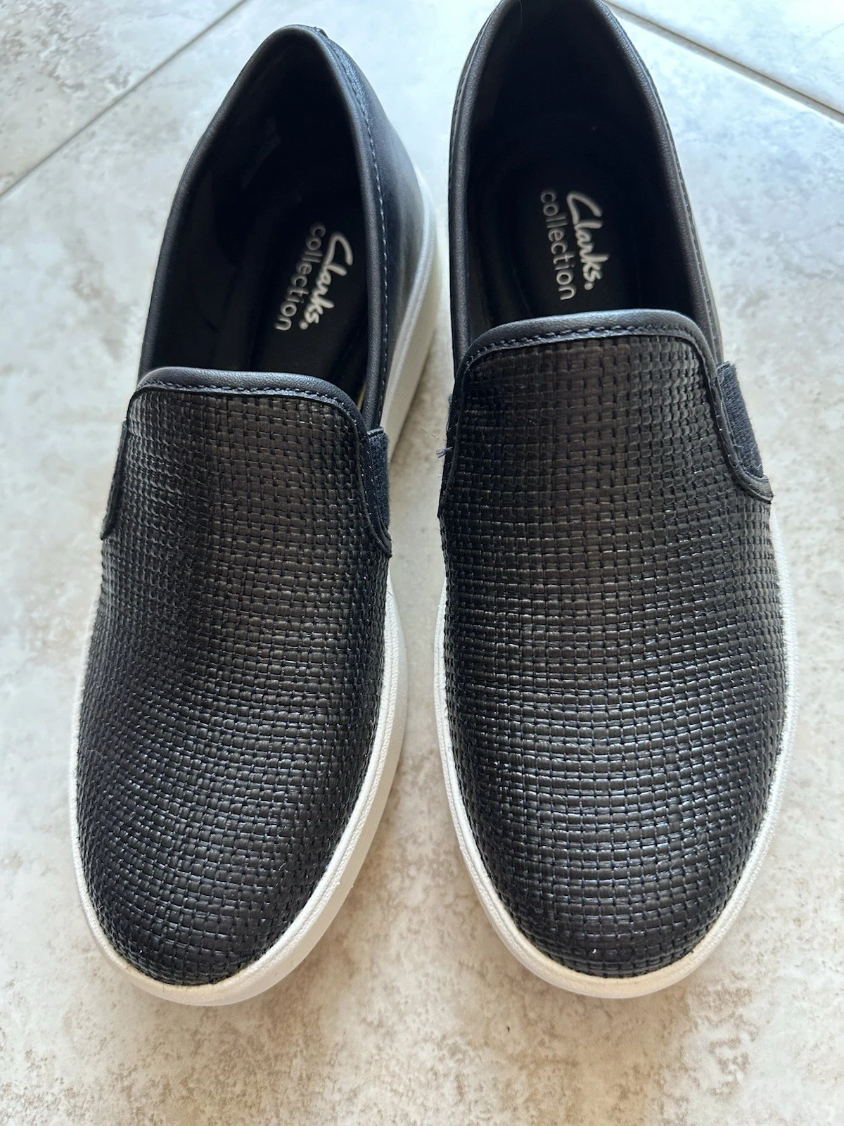 Mocassini Clarks Collezione Donna Layton Petal Taglia 7 5M Nero