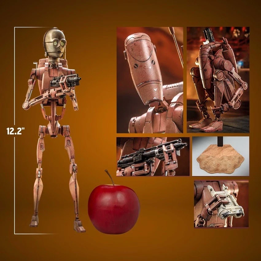 Figura B1 Battle Droid Hot Toys MMS 649 STAR WARS Attack of the Clones escala 1/6 Foto 3 de 4